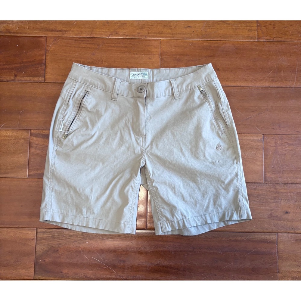Craghoppers ProStretch Hiking Shorts Khaki Tan Outdoor‎ Lightweight/ Sz 6